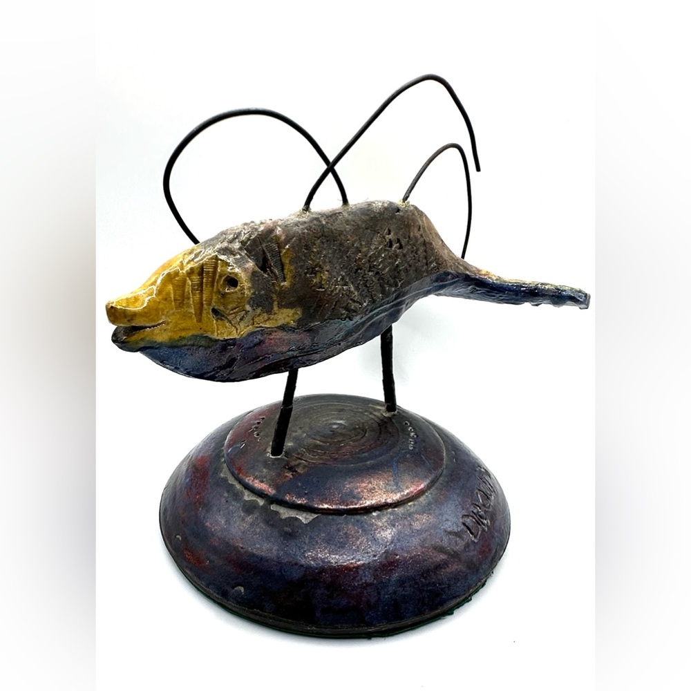 Signed Canadian Handcrafted Fish Sculpture
